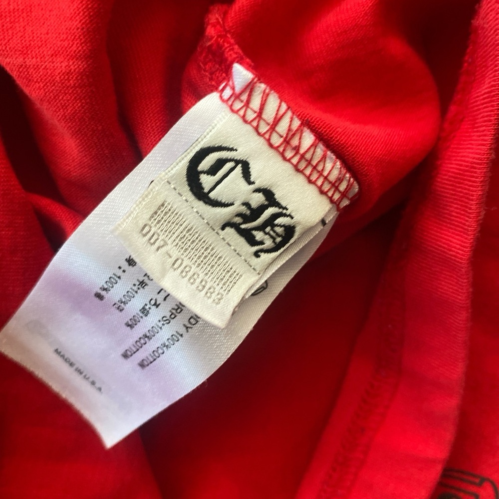 Chrome Hearts Vibrant Red Short Sleeve Tee - Picture 4 of 4